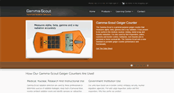 Desktop Screenshot of gammascout.com