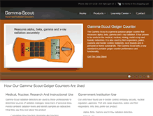 Tablet Screenshot of gammascout.com